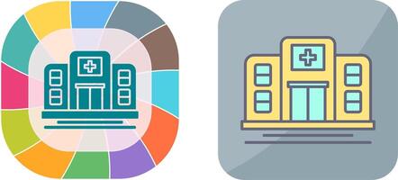 Krankenhaus-Icon-Design vektor