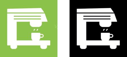 Kaffeemaschine-Icon-Design vektor