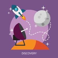 Discovery Konceptuell illustration Design vektor