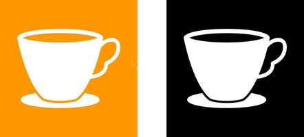 Teetasse Icon-Design vektor