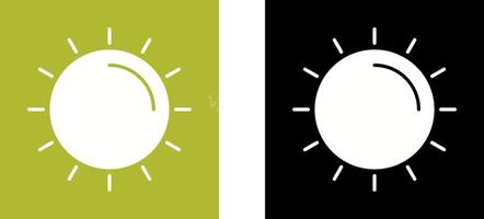 Sonne-Icon-Design vektor