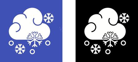 schneebedecktes Icon-Design vektor