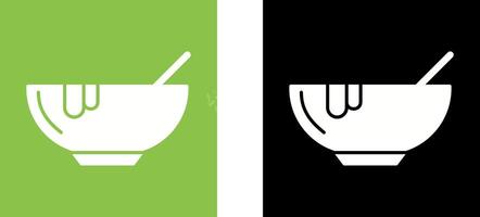 Suppe-Icon-Design vektor