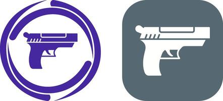 Waffe-Icon-Design vektor