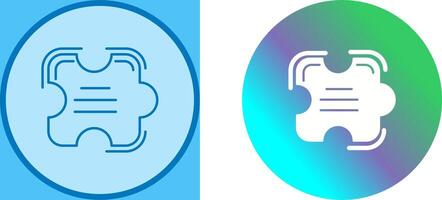 Puzzle-Icon-Design vektor