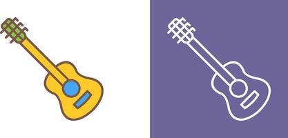 Gitarren-Icon-Design vektor