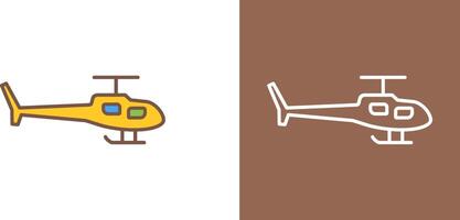 Helikopter-Icon-Design vektor