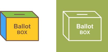 Abstimmung Box Symbol Design vektor