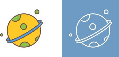 Planeten-Icon-Design vektor