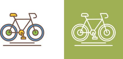 Fahrrad-Icon-Design vektor