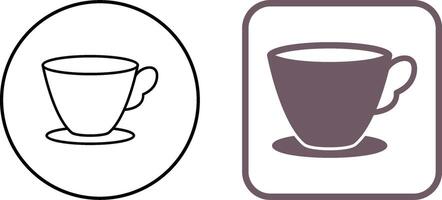 Teetasse Icon-Design vektor