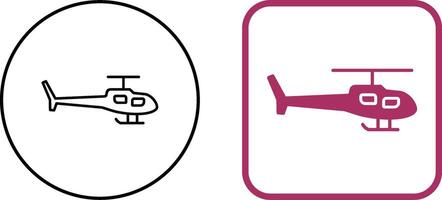 Helikopter-Icon-Design vektor