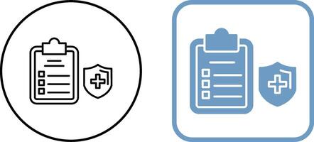 medizinisch Schutz Symbol Design vektor