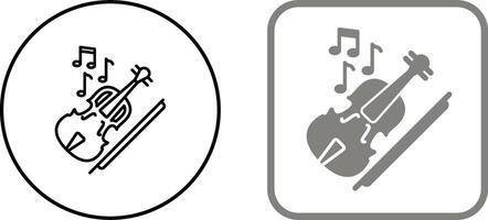 Violine Symbol Design vektor