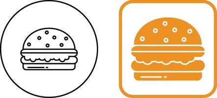 Burger-Icon-Design vektor