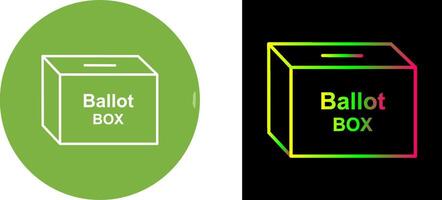 Abstimmung Box Symbol Design vektor