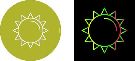 Sonne-Icon-Design vektor