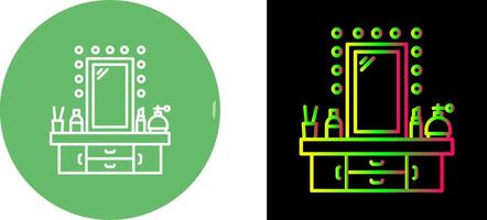 klä på sig tabell ikon design vektor