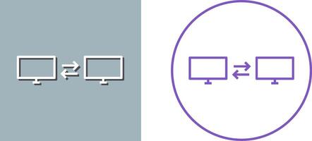 einzigartig Teilen Systeme Symbol Design vektor