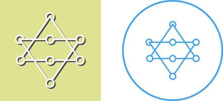 einzigartig Netzwerke Symbol Design vektor