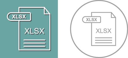 xlsx ikon design vektor