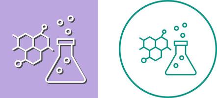 Chemie-Icon-Design vektor