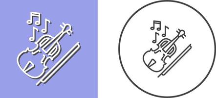 Violine Symbol Design vektor