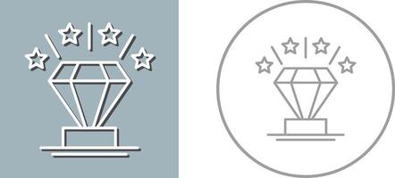 Diamant-Icon-Design vektor