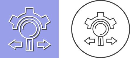 Forschung und Entwicklung Symbol Design vektor
