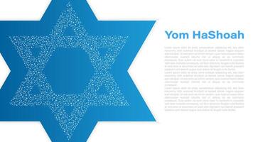 yom haschoah, Holocaust Erinnerung Tag, Illustration vektor