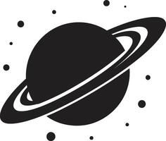 Orbital Harmonie enthüllt Logo Design interstellar Wesen beleuchtet ikonisch Emblem Symbol vektor