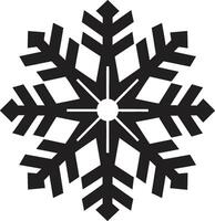 snöflingor strålglans avtäckt ikoniska emblem design frostig förtrollning vecklas ut logotyp design vektor