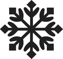 kristall väsen logotyp design snöflinga lugn ikoniska logotyp emblem vektor