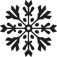 Winter Wunderland beleuchtet ikonisch Emblem Design Arktis Symphonie enthüllt Logo Design vektor