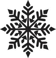 eisig Feinheiten aufgedeckt Logo Design Winter Wunderland beleuchtet ikonisch Emblem Design vektor