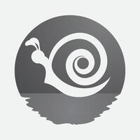 Schnecke Logo Illustration Design vektor