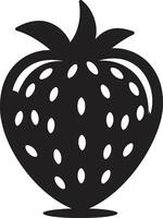 lebendig Lebendigkeit Erdbeere Logo Obst Verschmelzung Erdbeere Kennzeichen vektor