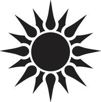 herrlich Blick Sonne Insignien lebendig Aussicht Sonne Symbol vektor
