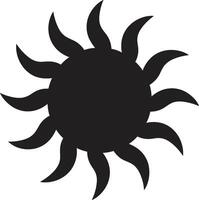 glühend Globus Sonne Symbol golden Aura Sonne Logo vektor