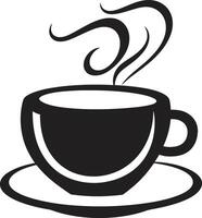 brauen Freude Kaffee Tasse im schwarz Aroma Infusion schwarz von Kaffee Tasse vektor