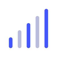 Signal Symbol zum uiux, Netz, Anwendung, Infografik, usw vektor