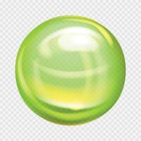 abstrakt Glas Farbe Kugeln. Ball glänzend transparent vektor