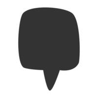 komisk Tal bubbla ikon på en grå bakgrund vektor