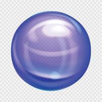 abstrakt Glas Farbe Kugeln. Ball glänzend transparent vektor