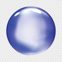 abstrakt glas Färg sfärer. boll skinande transparent vektor