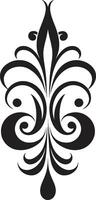 aufwendig blüht Blumen- Emblem blühen Brillanz dekorativ Element Design vektor