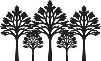 Naturen Emblem Baum Symbol Grün Identität Logo Symbol Baum vektor