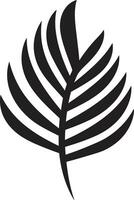 Palme Hain Wesen ikonisch Logo tropicana Kennzeichen Palme Blätter Symbol Design vektor