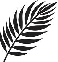 exquisit Palmen Blatt Logo tropisch Paradies gefunden ikonisch Palme Logo vektor