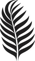 utsökt tropikerna blad ikon logotyp palmyra syn ikoniska handflatan löv logotyp vektor